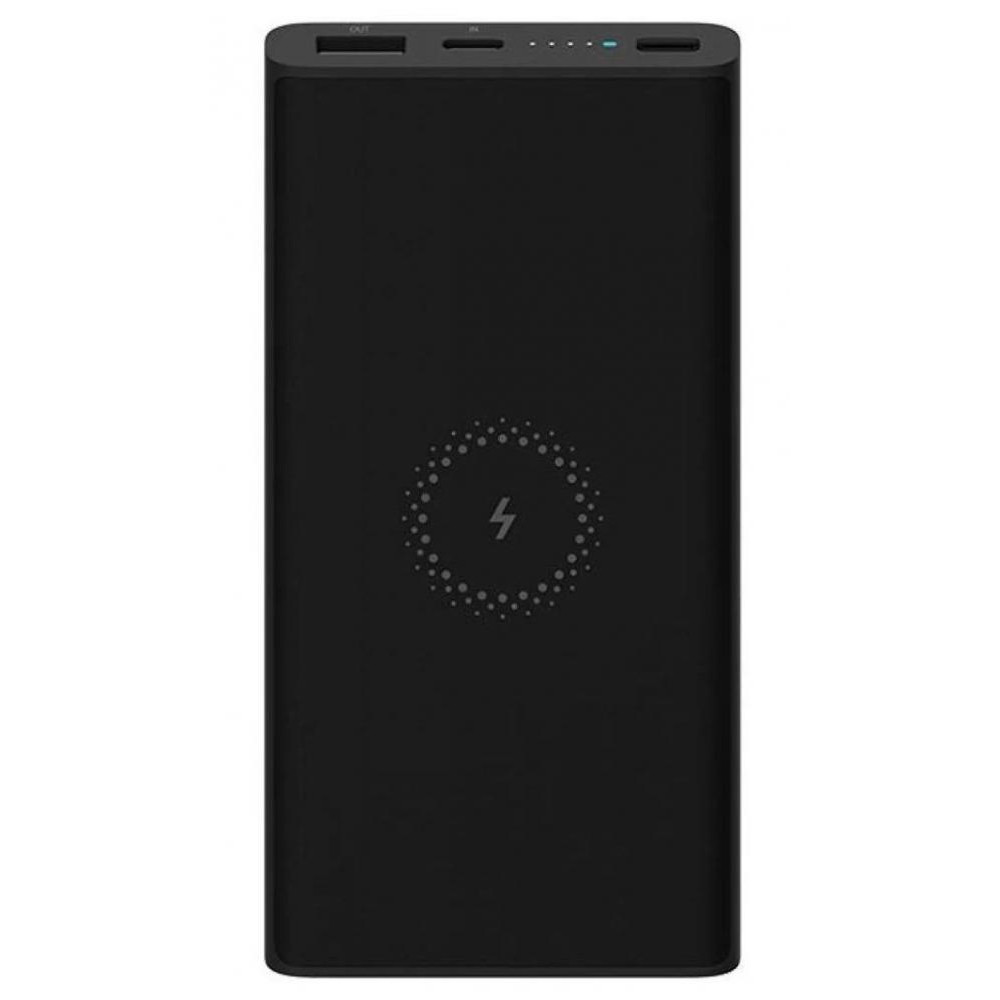 Фото Портативное зарядное устройство Xiaomi Mi Wireless Youth Edition 10000mAh (WPB15ZM) Черный на onecase.com.ua