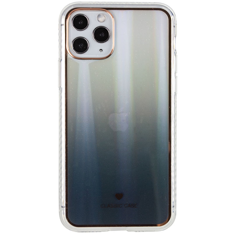 TPU+Glass чохол Aurora Classic для для Apple iPhone 12 Pro Max (Чорний)