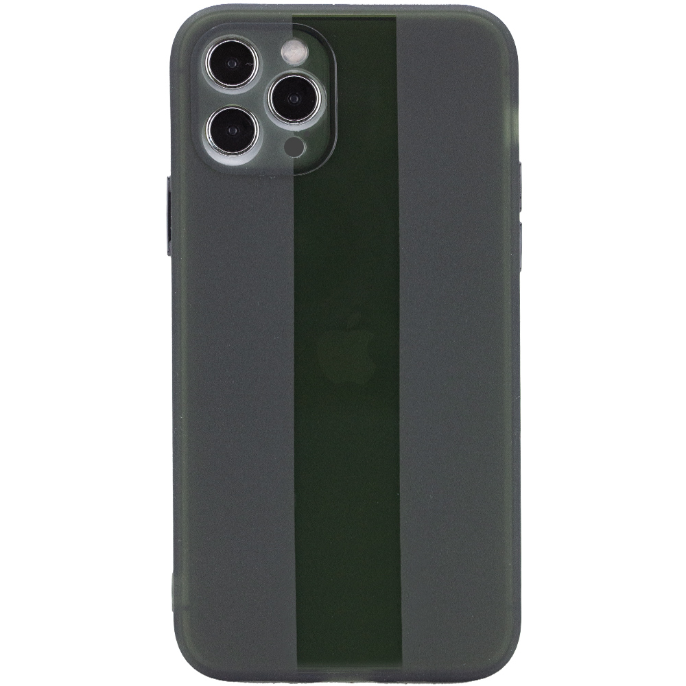 Чехол TPU Glossy Line Full Camera для Apple iPhone 12 Pro Max (6.7") (Черный)