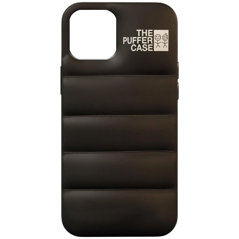 Чехол-пуховик Puffer case для Apple iPhone 13 (6.1") (Черный)
