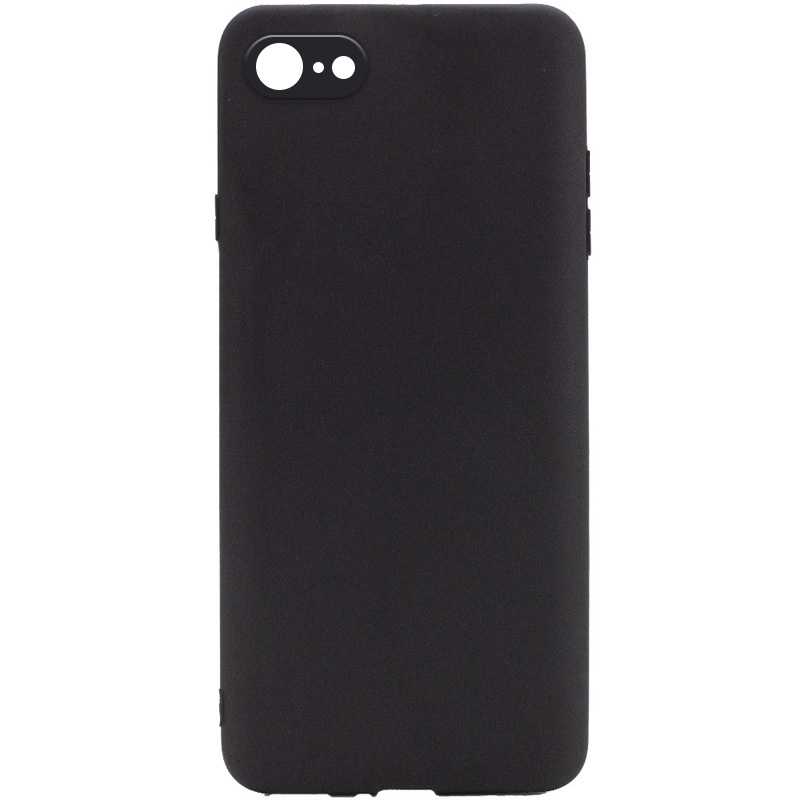 Силіконовий чохол Candy Full Camera для Apple iPhone 7 / 8 (4.7'') (Чорний / Black)