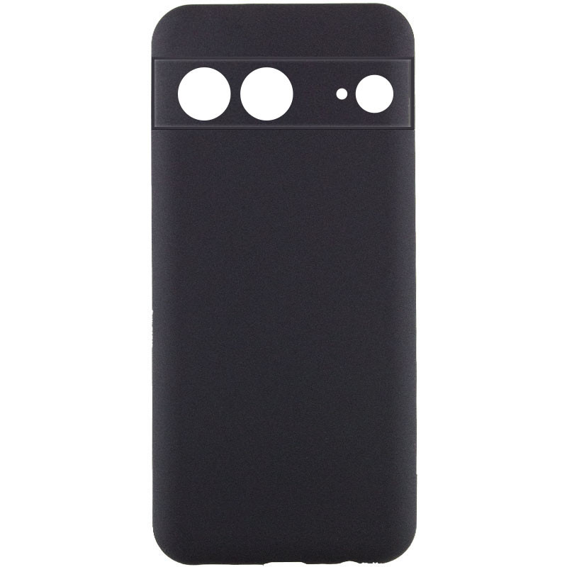 Чехол Silicone Cover Lakshmi Full Camera (AA) для Google Pixel 7 (Черный / Black)