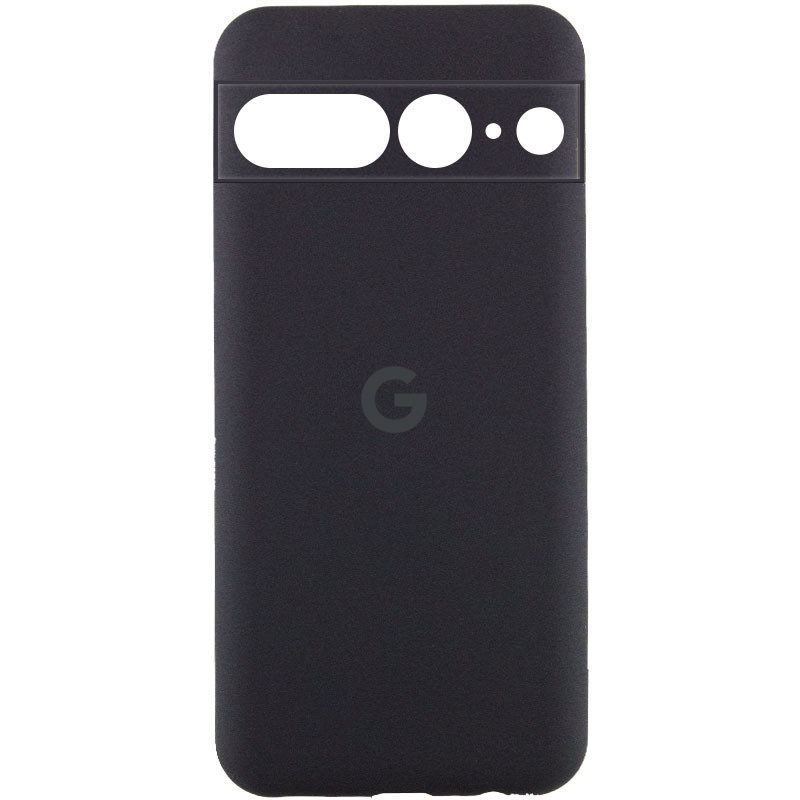 Чехол Silicone Cover Lakshmi Full Camera (AAA) with Logo для Google Pixel 7 Pro (Черный / Black)