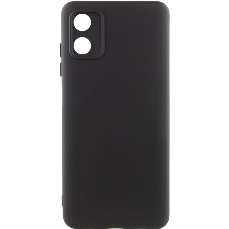 Чохол TPU GETMAN Liquid Silk Full Camera для Motorola Moto G04 (Чорний / Black)