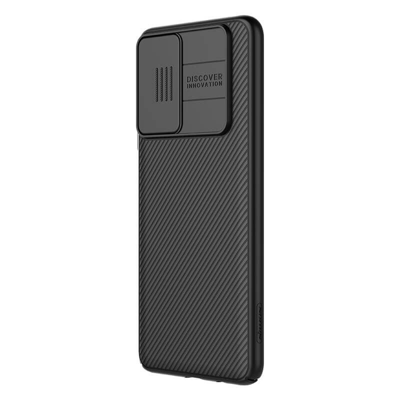Карбоновая накладка Nillkin Camshield (шторка на камеру) для Xiaomi Redmi Note 11 5G/Poco M4 Pro 5G Черный / Black в магазине onecase.com.ua