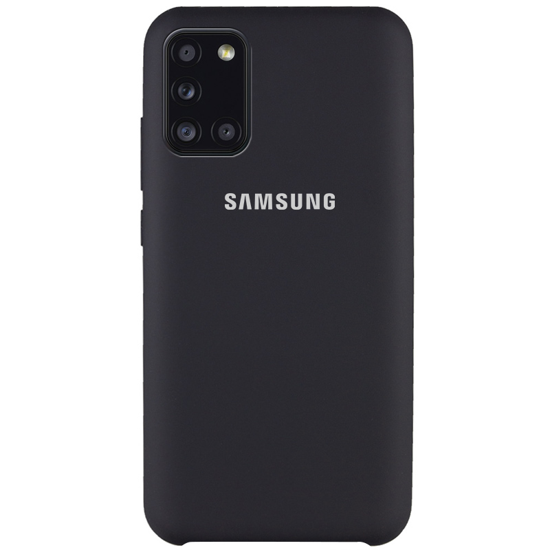 Чехол Silicone Cover (AAA) для Samsung Galaxy A31 (Черный / Black)