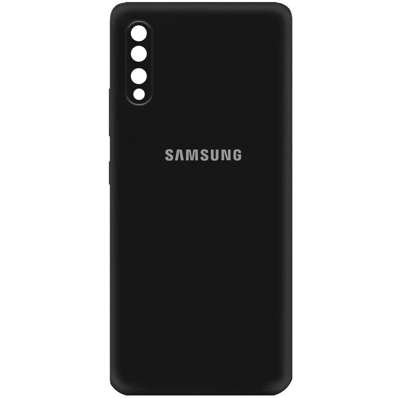 Чехол Silicone Cover My Color Full Camera (A) для Samsung Galaxy A50 (A505F) / A50s / A30s (Черный / Black)