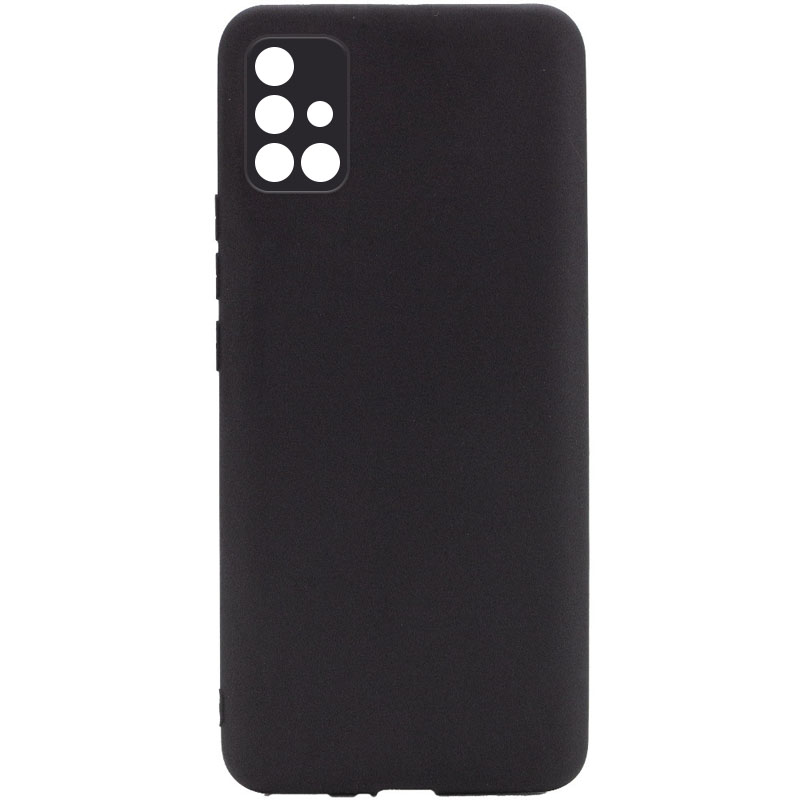 Силіконовий чохол Candy Full Camera для Samsung Galaxy A51 (Чорний / Black)