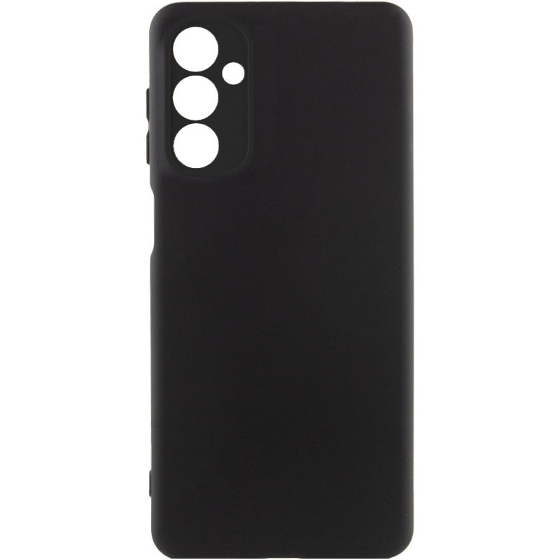 Чехол TPU GETMAN Liquid Silk Full Camera для Samsung Galaxy M34 5G (Черный / Black)