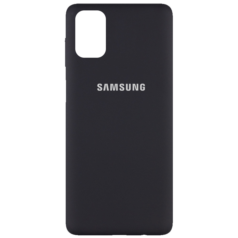 Чехол Silicone Cover Full Protective (AA) для Samsung Galaxy M51 (Черный / Black)