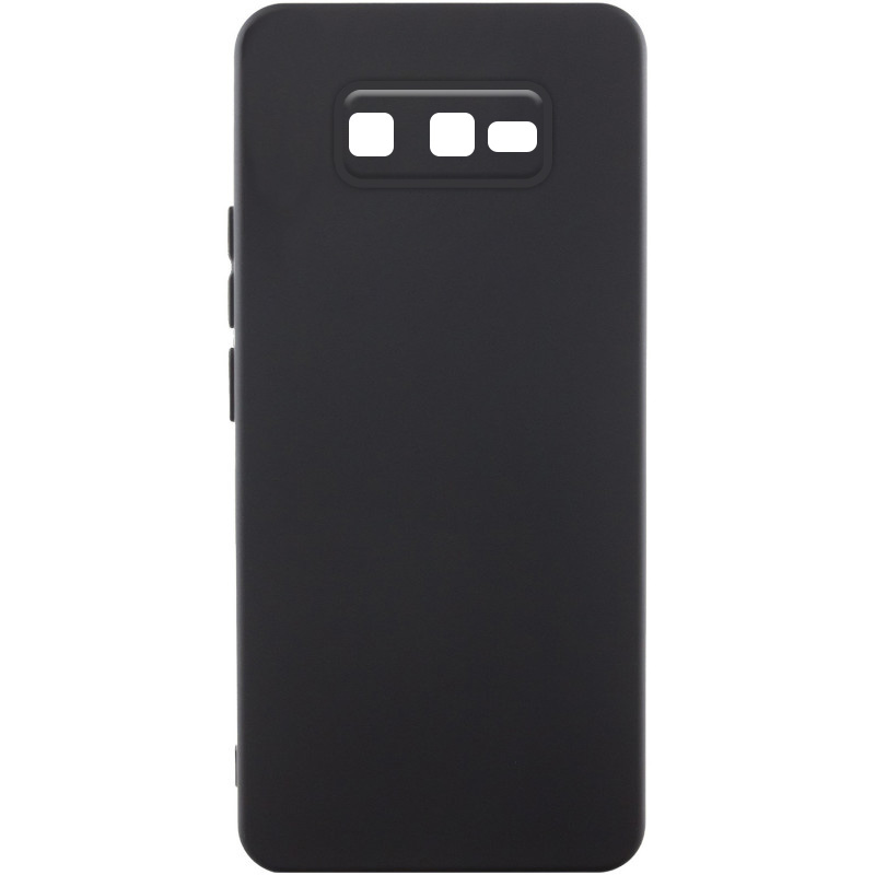 Чехол Silicone Cover Lakshmi Full Camera (AA) для Samsung Galaxy S10e (Черный / Black)