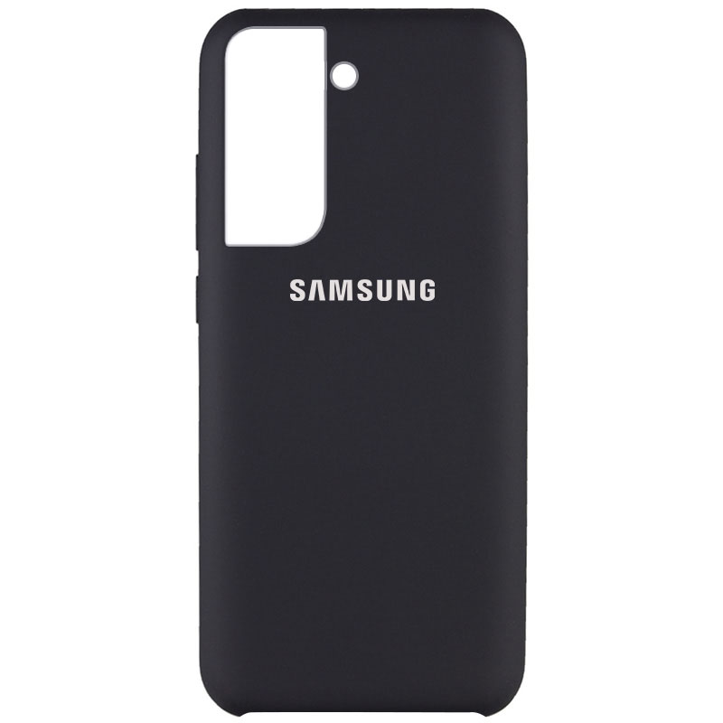 Чехол Silicone Cover (AAA) для Samsung Galaxy S21+ (Черный / Black)