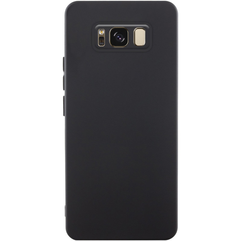 Чохол Silicone Cover Lakshmi Full Camera (AA) для Samsung Galaxy S8 (G950) (Чорний / Black)