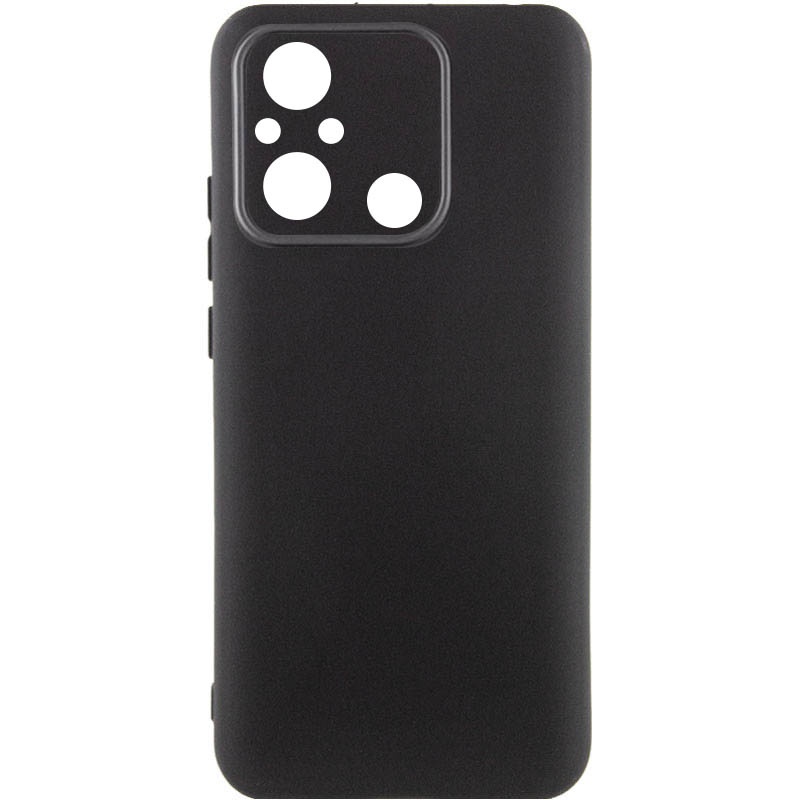 Чехол Silicone Cover Lakshmi Full Camera (AA) для Xiaomi Redmi 12C / Poco C55 (Черный / Black)