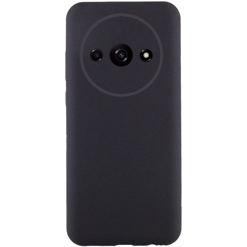 Чехол Silicone Cover Lakshmi Full Camera (AAA) для Xiaomi Redmi A3 (Черный / Black)