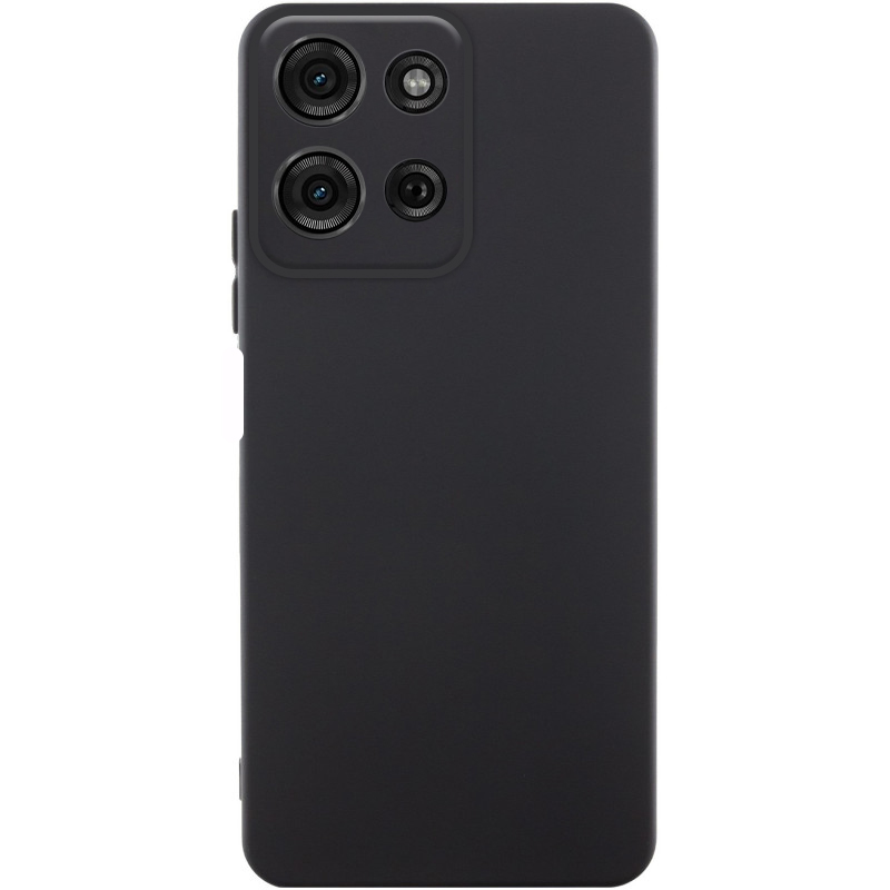 Чехол Silicone Cover Lakshmi Full Camera (AA) для Motorola Edge 60 / 60 Fusion (Черный / Black)