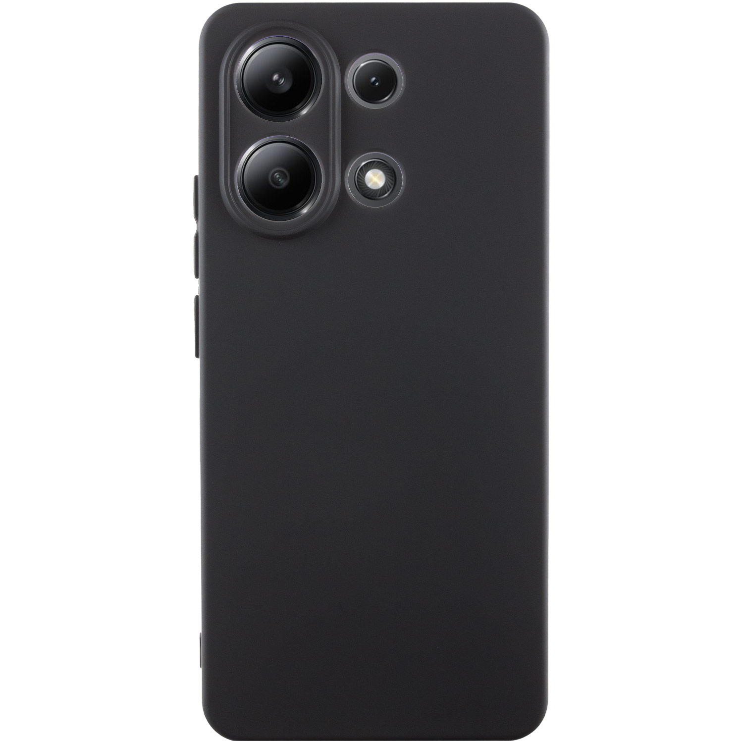 Чехол Silicone Cover Lakshmi Full Camera (AA) для Xiaomi Redmi Note 13 5G (Черный / Black)