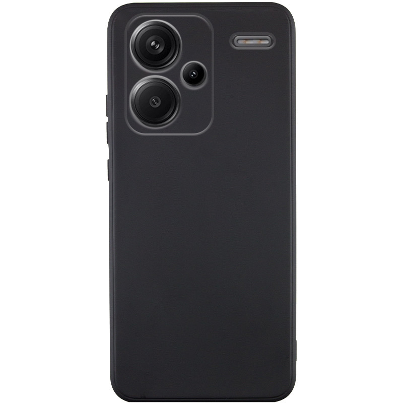 Силиконовый чехол Candy Full Camera для Xiaomi Redmi Note 13 Pro+ (Черный / Black)