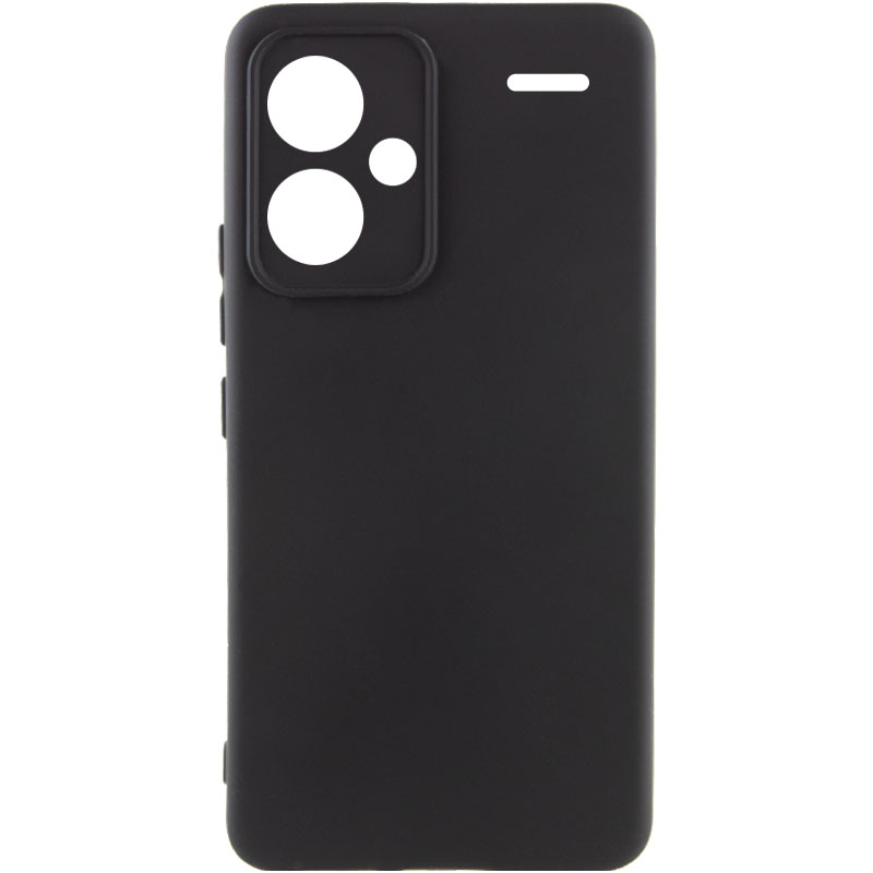 Чехол Silicone Cover Lakshmi Full Camera (AA) для Xiaomi Redmi Note 13 Pro+ (Черный / Black)