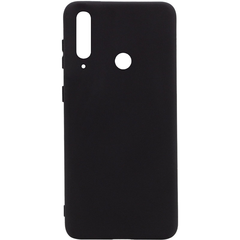 Чехол Silicone Cover Full without Logo (A) для Huawei P40 Lite E / Y7p (2020) (Черный / Black)