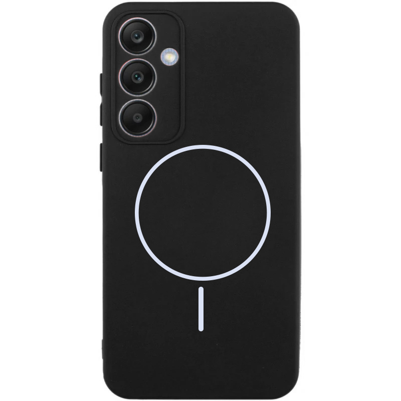 Чехол Silicone Cover Lakshmi Full Camera (AA) with MagFit для Samsung Galaxy S23 FE (Черный / Black)