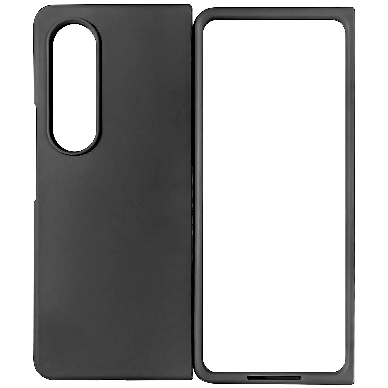 Чехол Foldables Silicone Cover Lakshmi (AAA) для Samsung Galaxy Z Fold5 (Черный / Black)