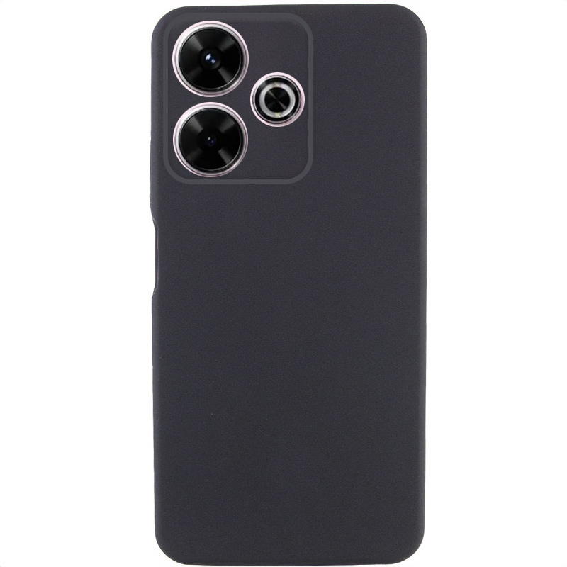Чохол TPU GETMAN Liquid Silk для Xiaomi Redmi 13 4G / Poco M6 4G (Чорний / Black)