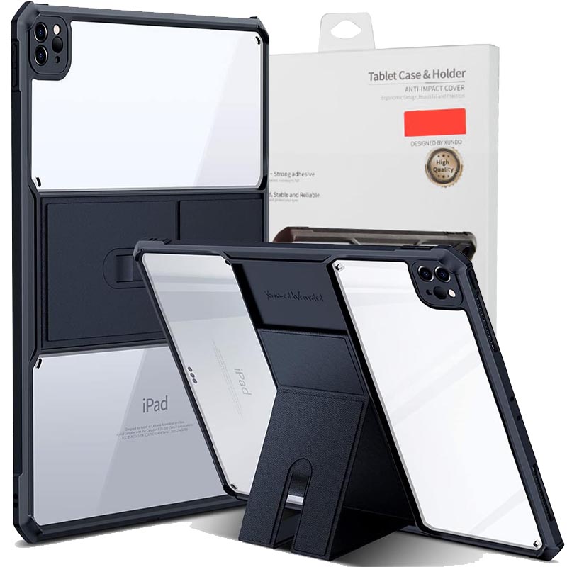 TPU+PC чехол Xundd Stand c усиленными углами для Apple iPad Pro 11" (2020-2022) (Черный)