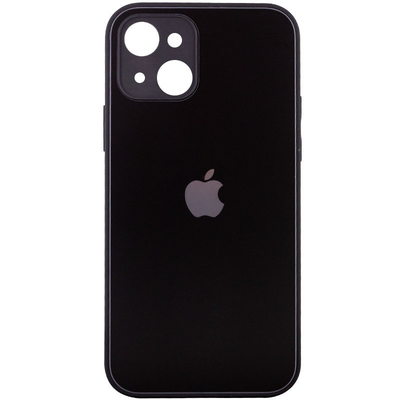 TPU+Glass чехол Matte Candy Full camera для Apple iPhone 13 mini (5.4") (Черный)