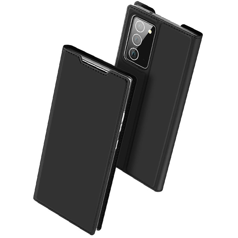 Чехол-книжка Dux Ducis с карманом для визиток для Samsung Galaxy Note 20 (Черный)