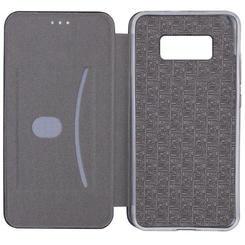 Кожаный чехол (книжка) Classy для Samsung G955 Galaxy S8 Plus Черный в магазине onecase.com.ua