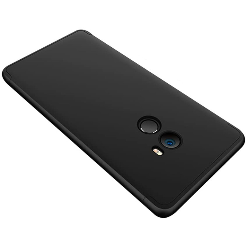 Пластиковая накладка GKK LikGus 360 градусов (opp) для Xiaomi Mi Mix 2 (Черный)