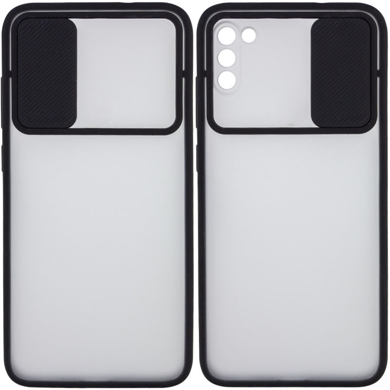 Чехол Camshield mate TPU со шторкой для камеры для Xiaomi Poco M3 (Черный)