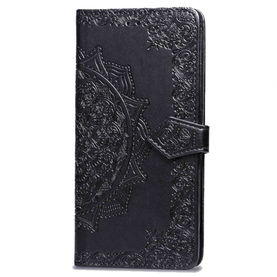 Кожаный чехол (книжка) Art Case с визитницей для Xiaomi Redmi 6A (Черный)