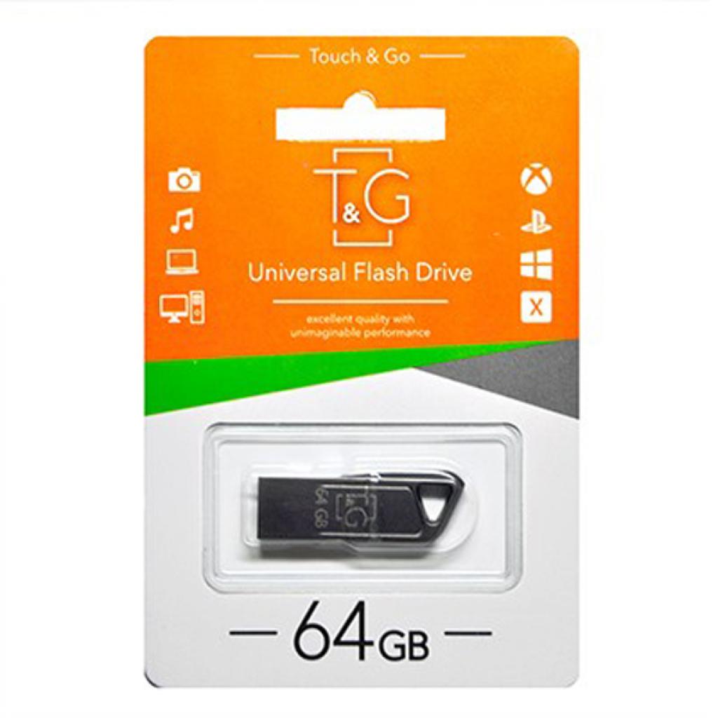 Флеш-драйв USB Flash Drive T&G 114 Metal Series 64GB (Черный)