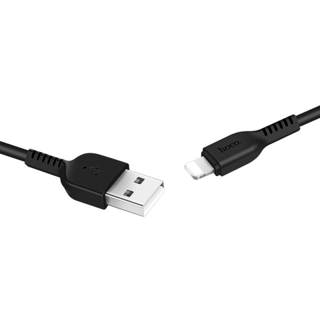 Дата кабель Hoco X13 USB to Lightning (1m) (Чорний)