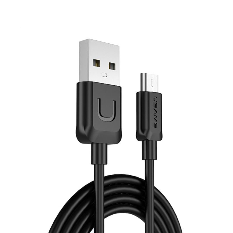 Дата кабель Usams US-SJ098 U-Turn Series USB to MicroUSB (1m) (Черный)