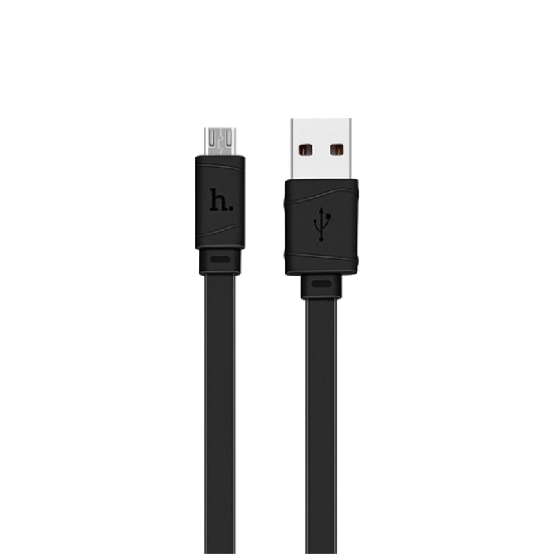 Дата кабель Hoco X5 Bamboo USB to MicroUSB (100см) (Черный)