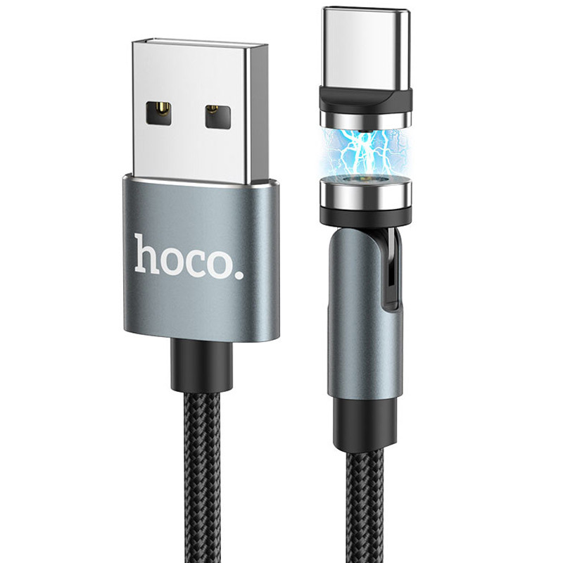 Дата кабель Hoco U94 "Universal magnetic" Type-C (1.2 m) (Черный)