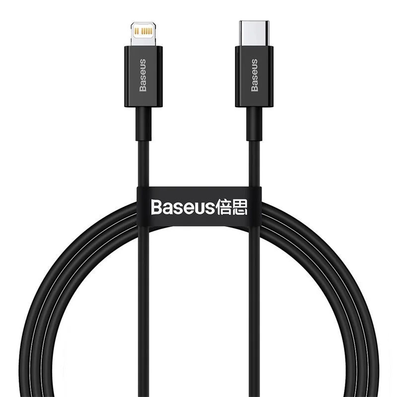 Дата кабель Baseus Superior Series Fast Charging Type-C to Lightning PD 20W (1m) (CATLYS-A) (Черный)