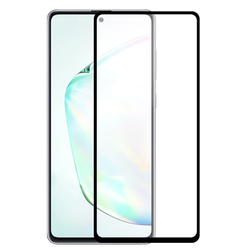 Защитное стекло 2.5D CP+ (full glue) для Huawei P Smart (2021) (Черный)