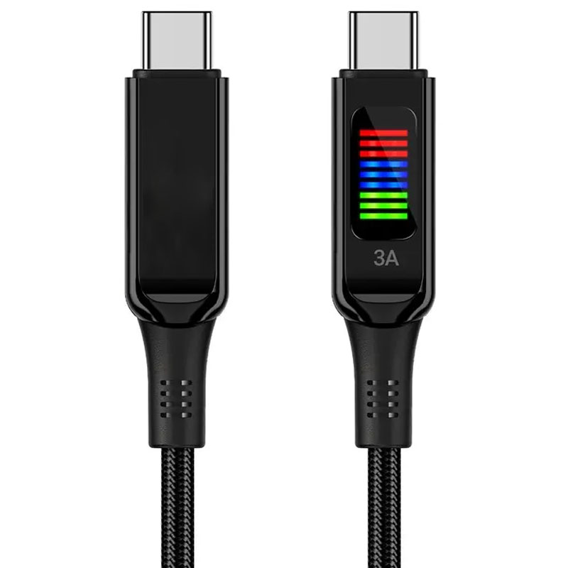 Дата кабель Acefast C7-03 USB-C to USB-C zinc alloy (1.2m) (Black)