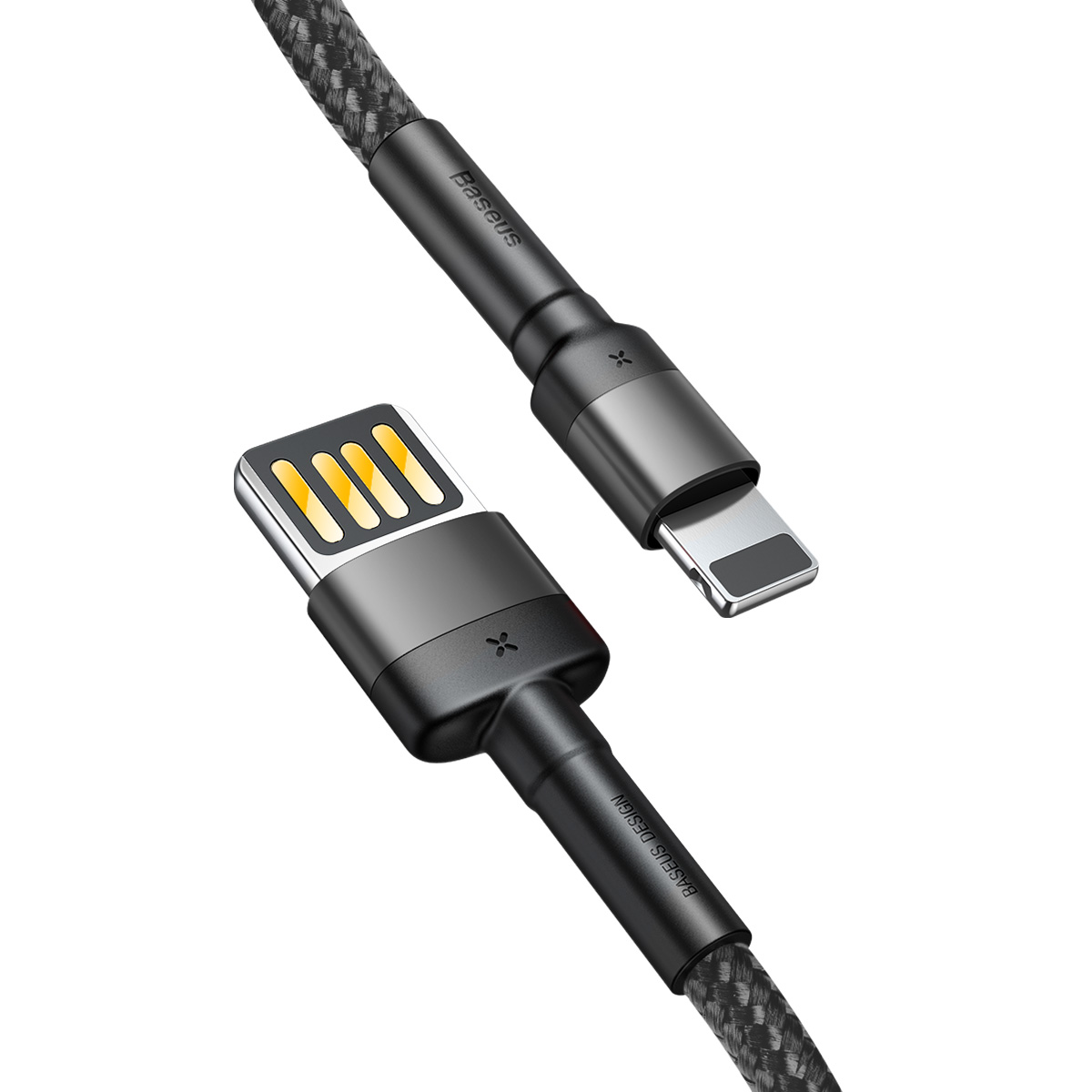 Дата кабель Baseus Cafule Lightning Cable Special Edition 2.4A (1m) (Сірий)