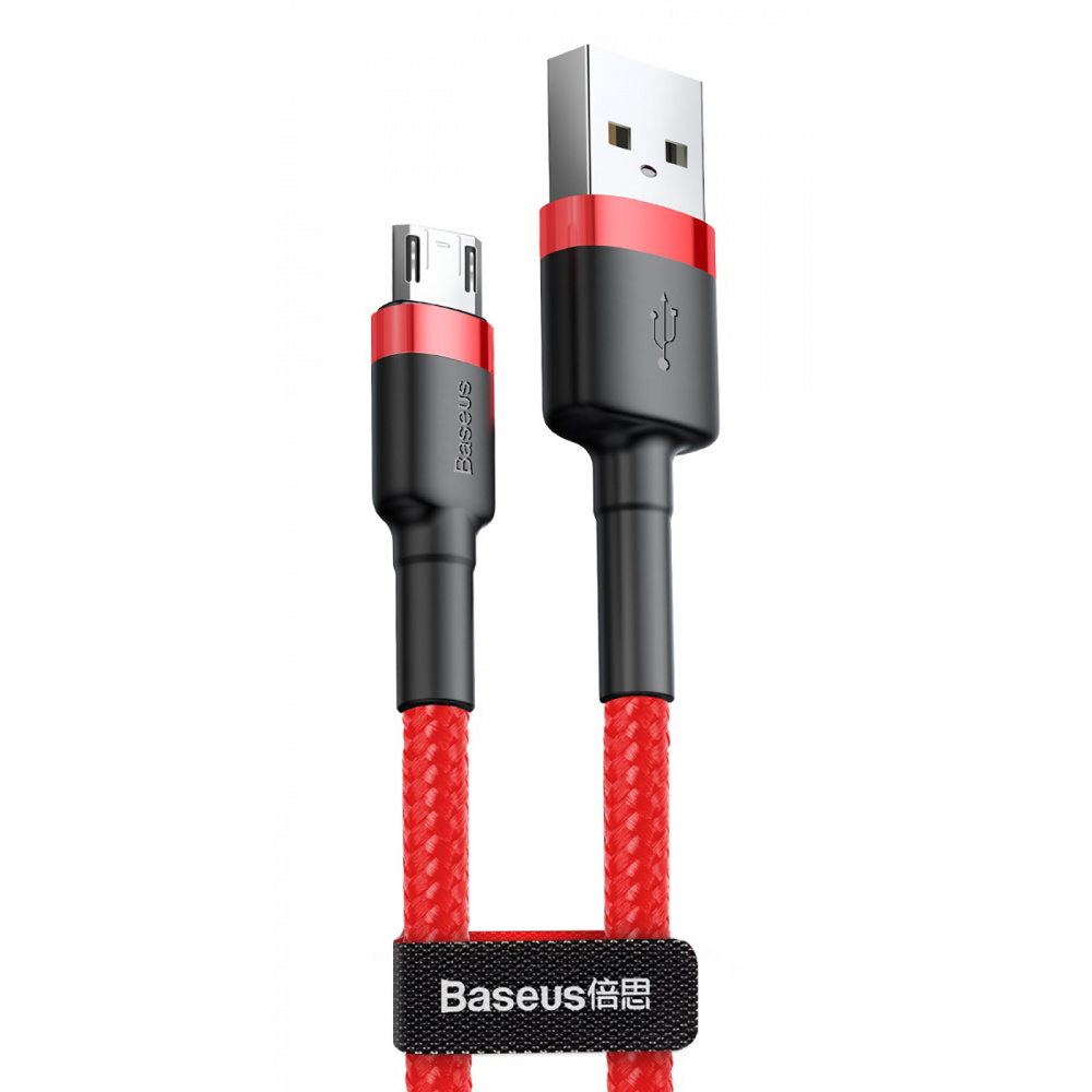 Дата кабель Baseus Cafule MicroUSB Cable 1.5A (2m) (CAMKLF-C) (Красный)