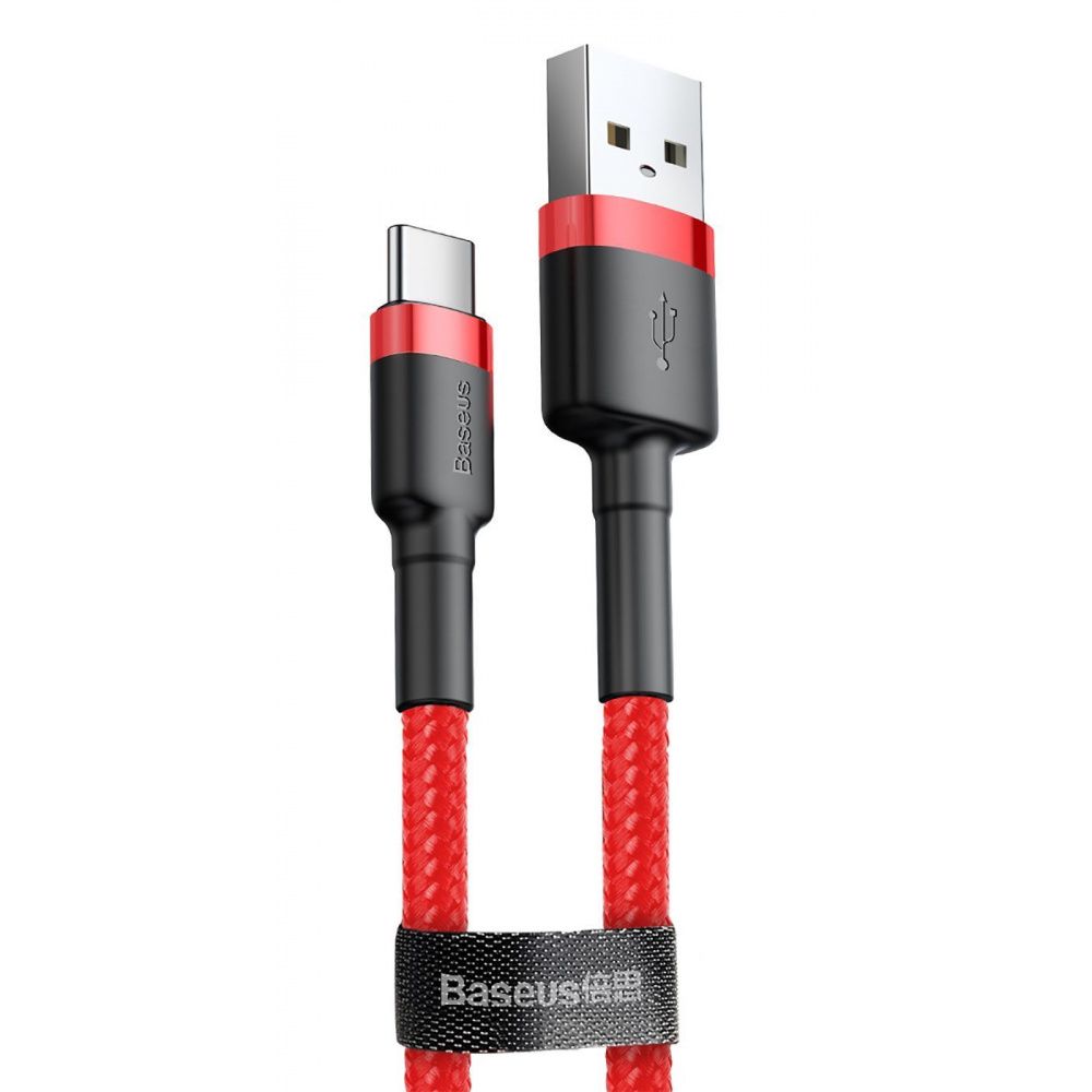 Дата кабель Baseus Cafule Type-C Cable 2A (3m) (Червоний)