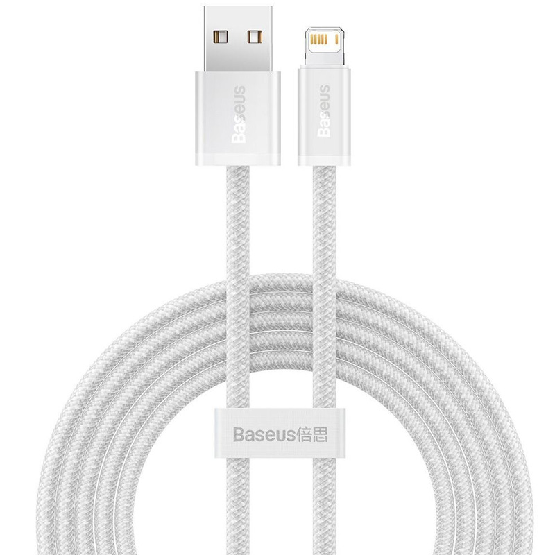 Дата кабель Baseus Dynamic Series USB to Lightning 2.4A (1m) (CALD000402) (White)