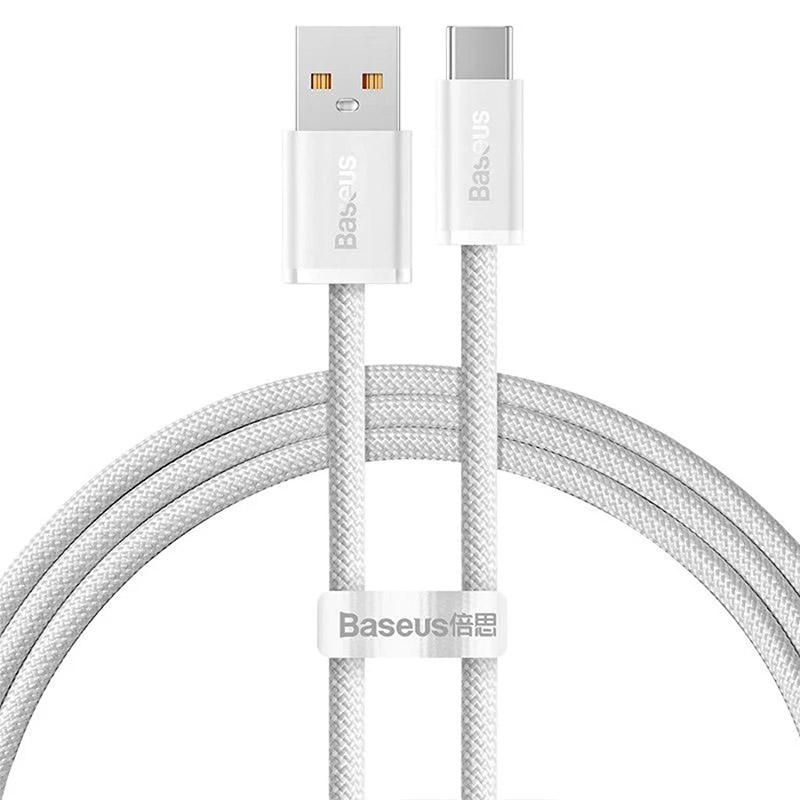 Дата кабель Baseus Dynamic Series USB to Type-C 100W (2m) (CALD00070) (White)
