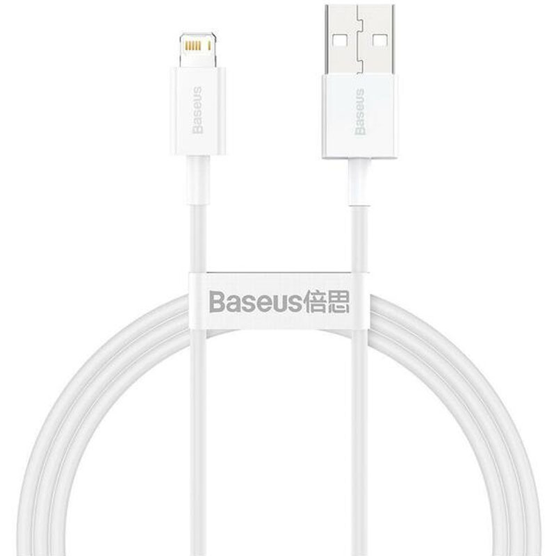 Дата кабель Baseus Superior Series Fast Charging Lightning Cable 2.4A (1m) (CALYS-A) (Белый)