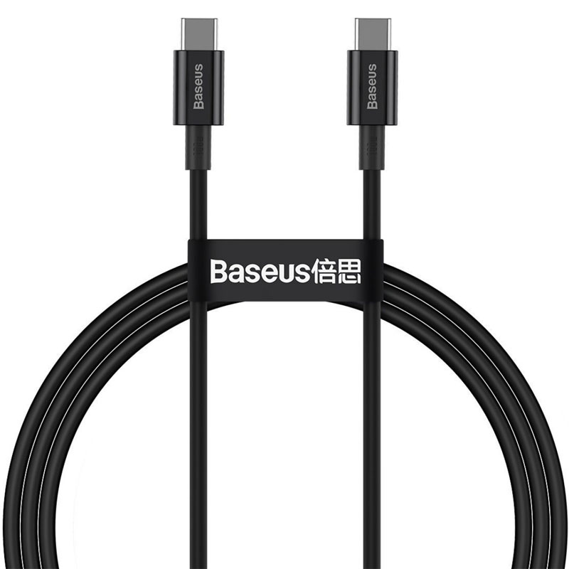 Дата кабель Baseus Superior Series Fast Charging Type-C to Type-C PD 100W (1m) (CATYS-B) (Чорний)