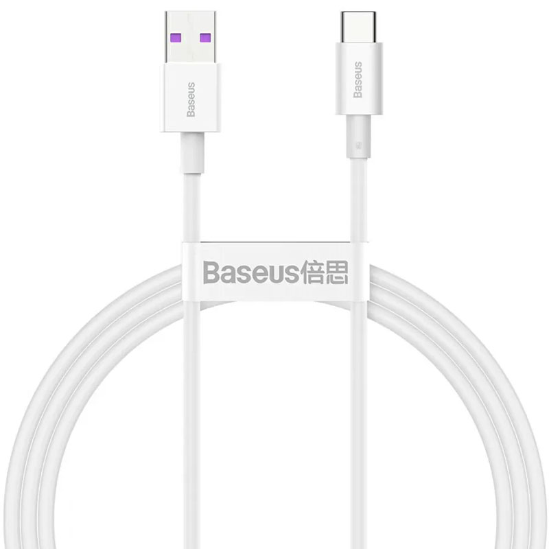 Дата кабель Baseus Superior Series Fast Charging USB to Type-C PD 66W (2m) (CATYS-A) (Белый)